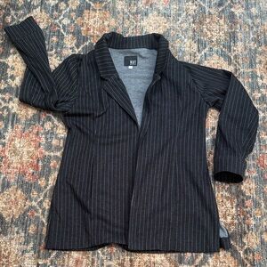 Kut from the Kloth Babette Charcoal Pinstripe Blazer